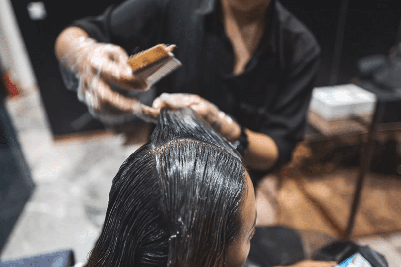 Hair keratin treatment